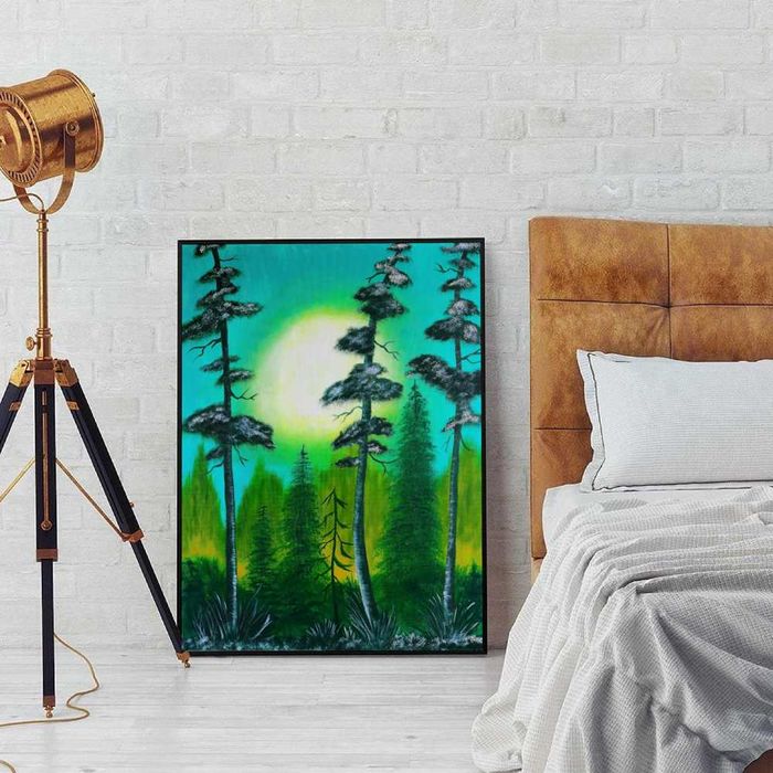 Nascer da Lua Esmeralda 60 × 80 cm