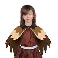 Kostiumowo - peleryna sówka kostium sowa ptak brązowa 43 cm jesień
