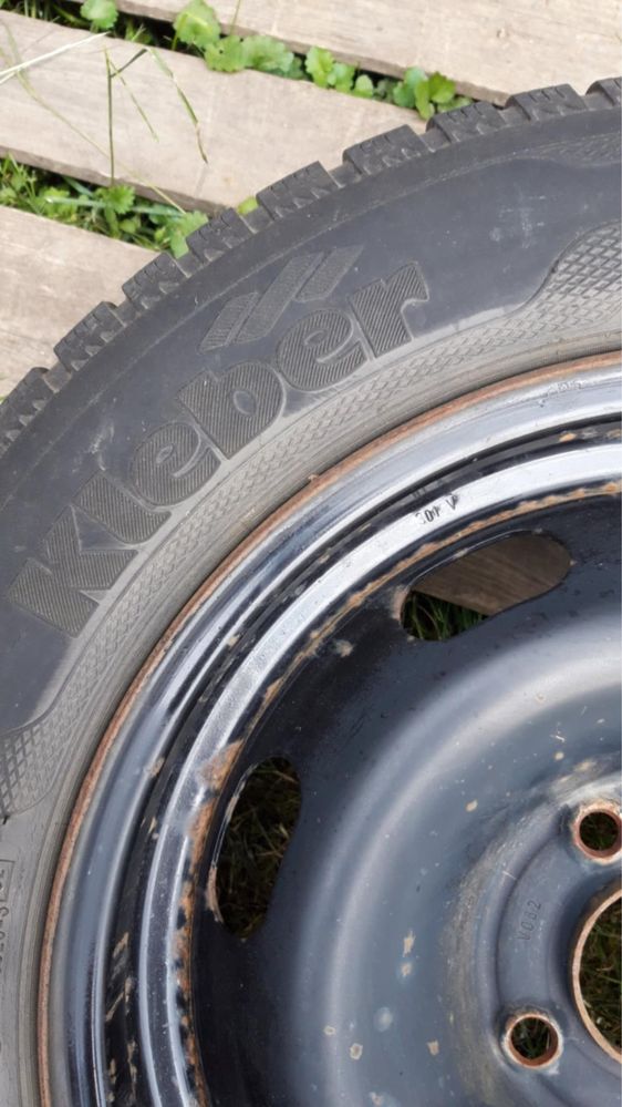 Opona + felga stalowa 4x108 185/65/R15 komplet