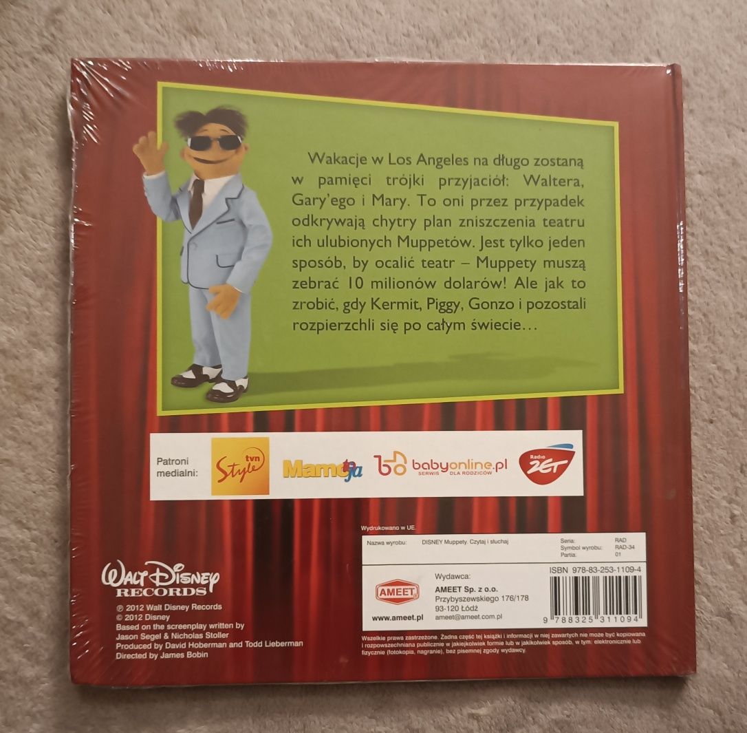 Muppety książka z płytą CD
