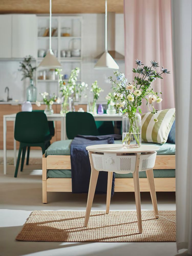 Nowy w kartonie ikea Starkvind stolik kawowy i oczyszczacz powietrza