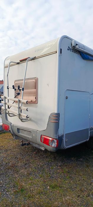 KAMPER CAMPER Dethleffs zabudowa wnętrze okno zawieszenie szyba