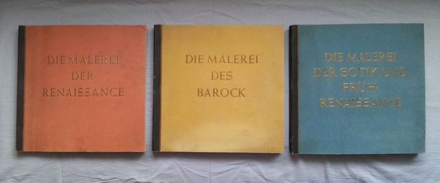 Albumy z malarstwem początek XX wieku - 3 tomy