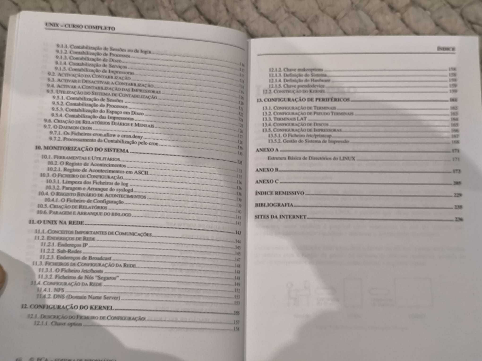 Livro "Unix - Curso Completo" de João Garrott