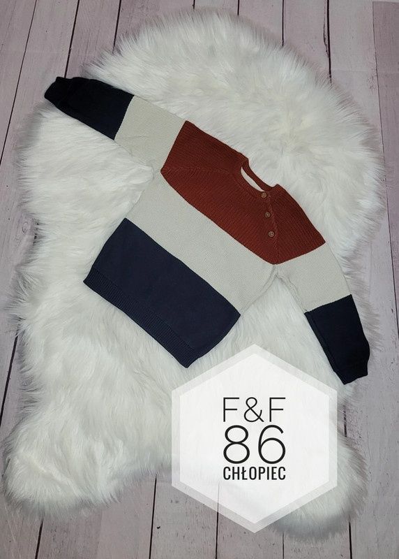 Sweter 86 F&F chłopiec