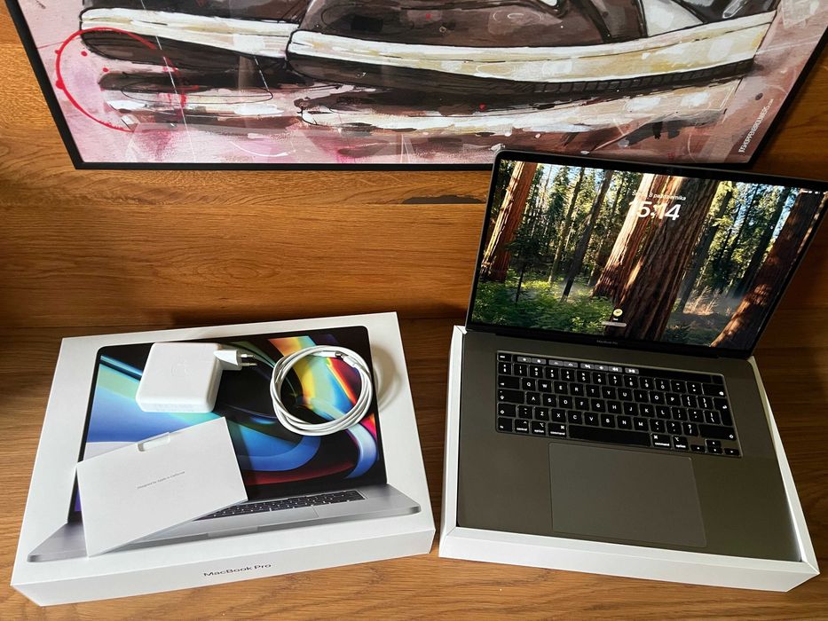 MacBook Pro 16" (2019, A2141), i7/16GB/512GB, 409 cykli, TYLKO 1898 zł