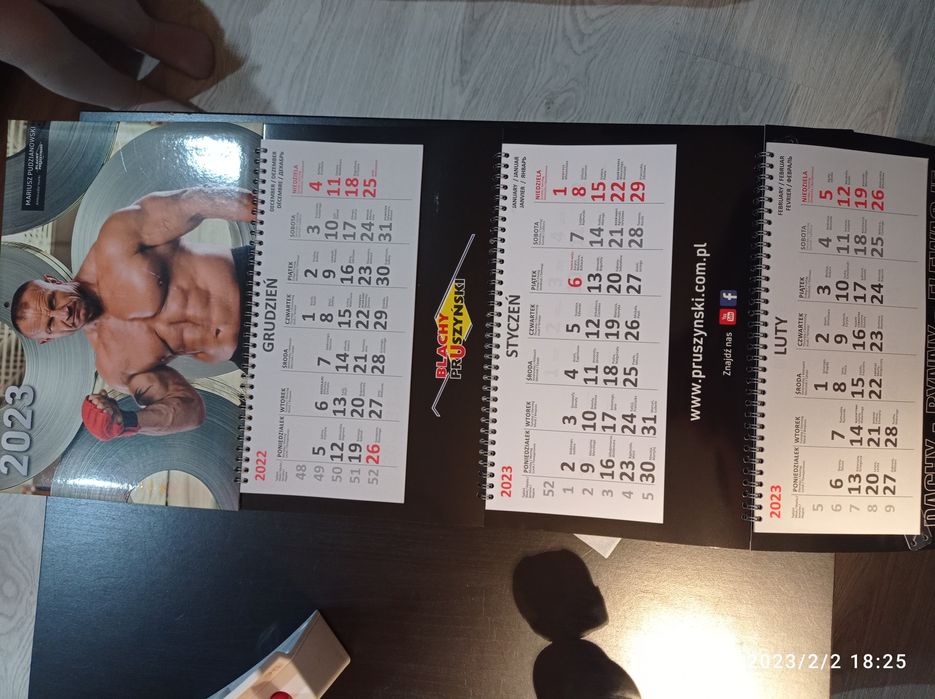 Kalendarz 2023 z Mariuszem Pudzianowskim