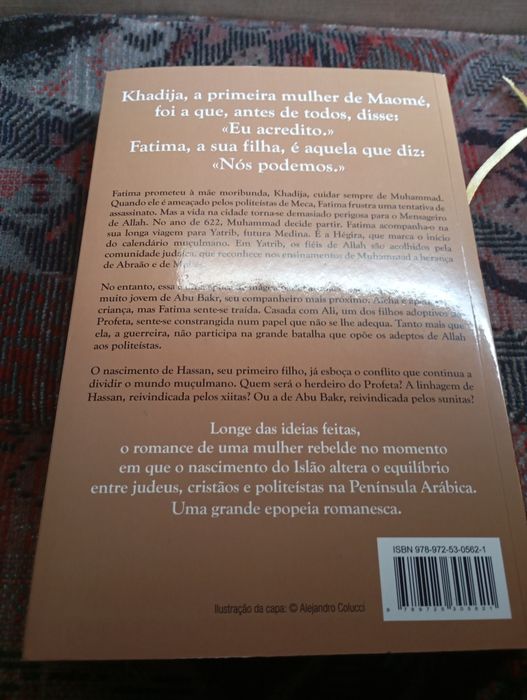 Livro 2 e 3, da trilogia de Maomé,Fátima, Aicha