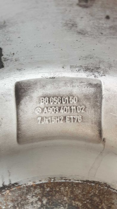 Oryginalne alufelgi Sprinter 5x130 R15