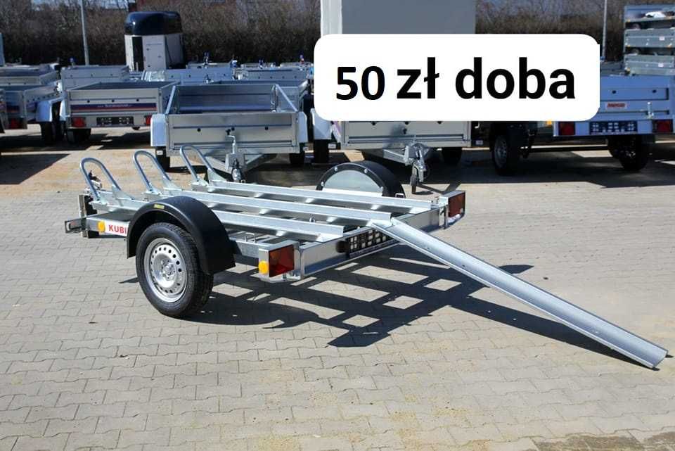 Wynajem przyczepa 1 oś 215x125 + plandeka Kat.B Skup Aut