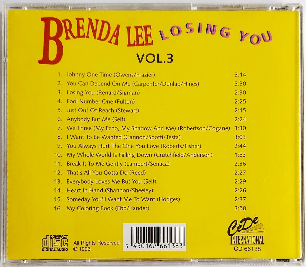 Breanda Lee Losing You vol.3 1993r