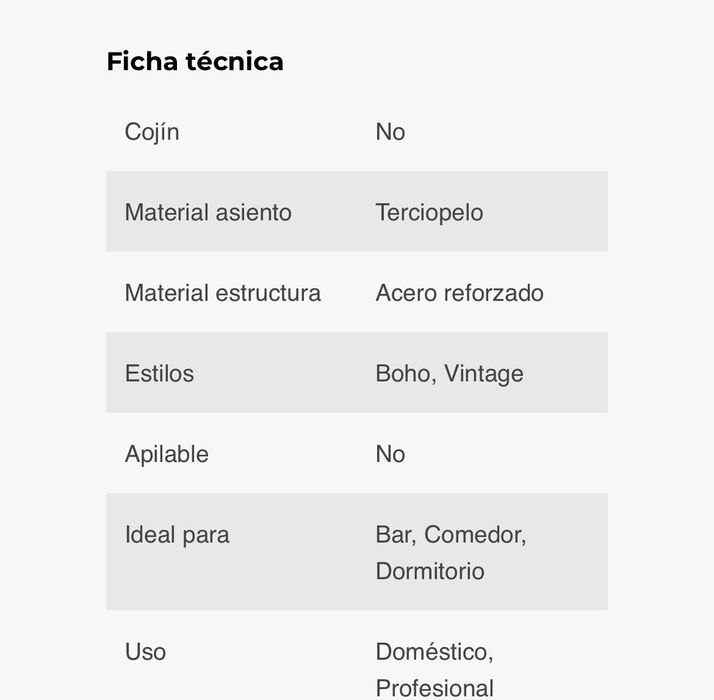 Conjunto 4 Cadeiras veludo pouco uso