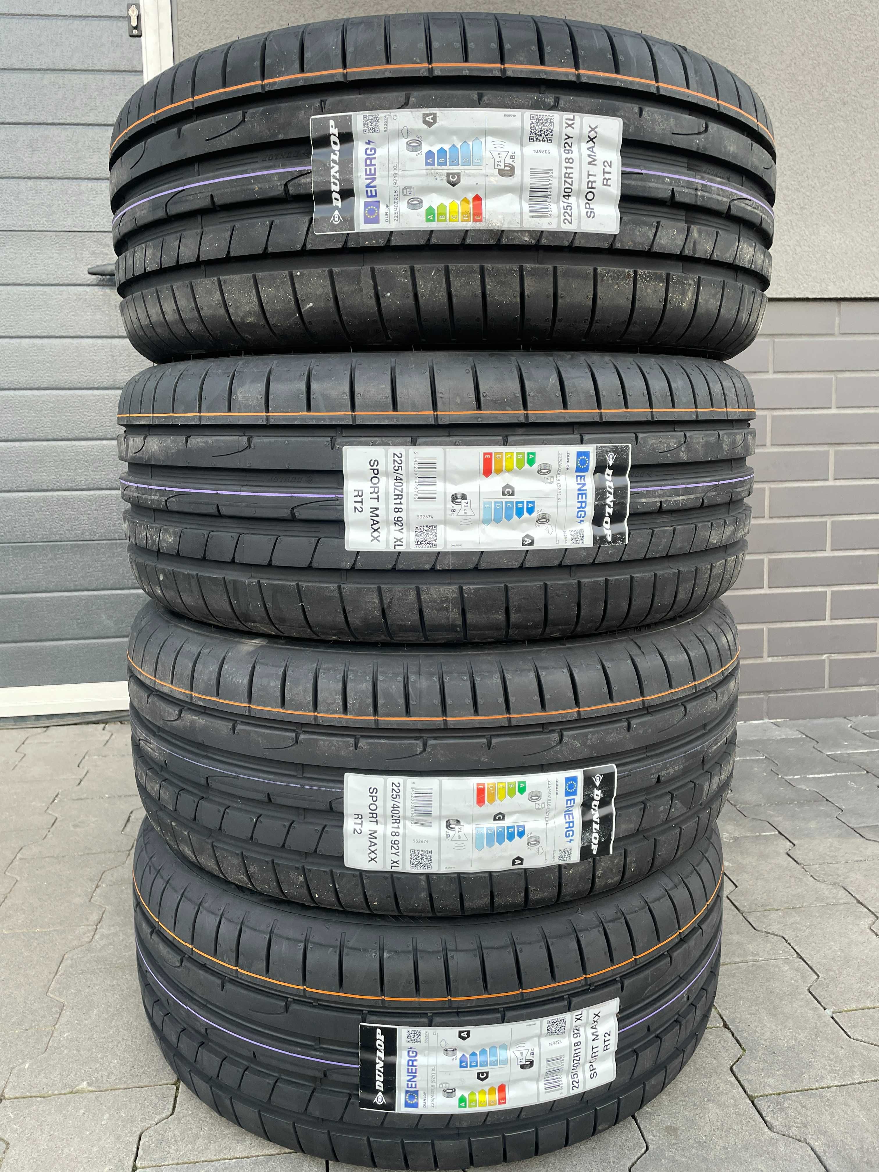 AUDI A3 II III IV 8P0 8V0 8Y0 2 3 4 KOŁA 225/40R18 Dunlop Germany Nowe