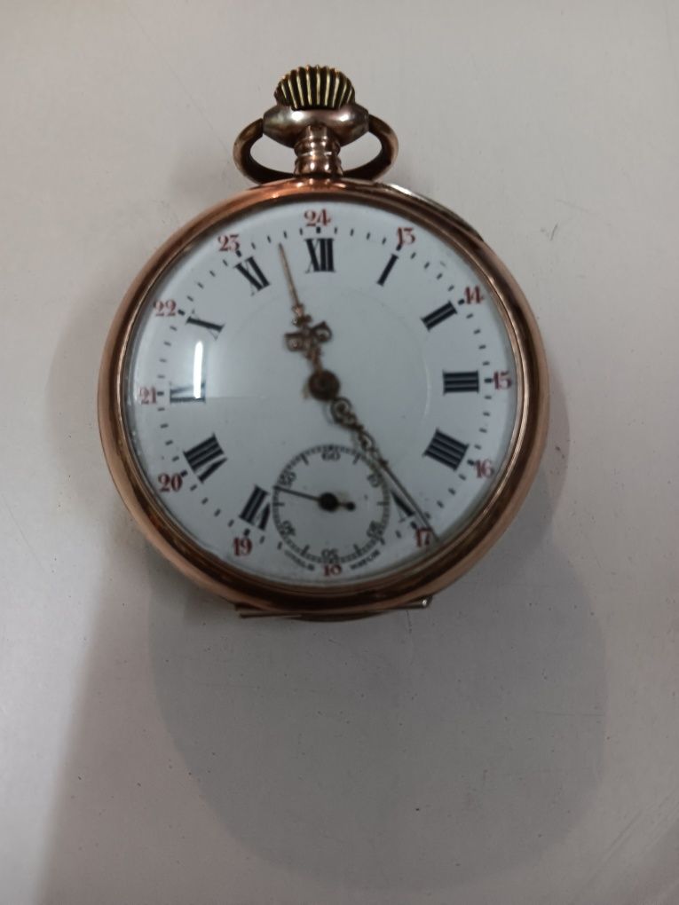 Relógio de bolso corda antigo (1930) Ancre 15 jw !