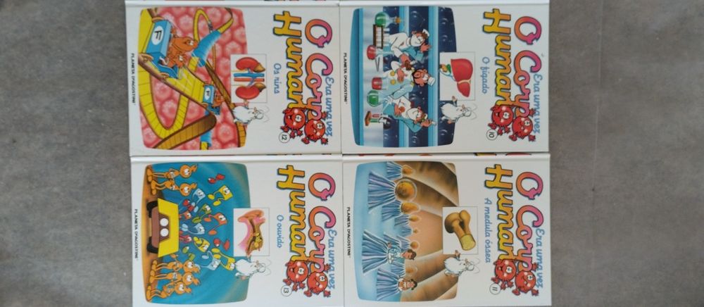 Livros coleção corpo humano