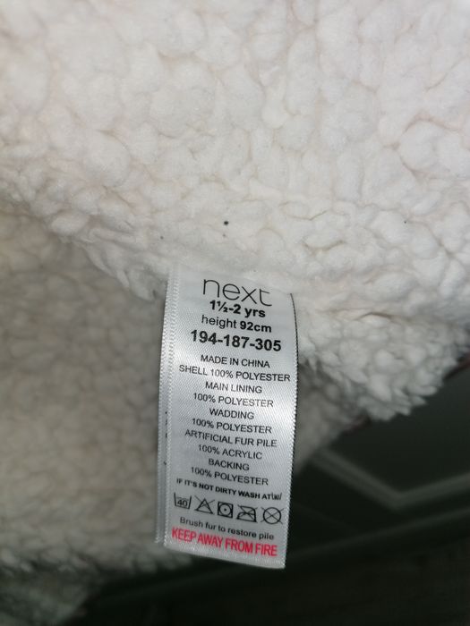 Kurtka zimowa dla dziewczynki Next #next #kurtka #kurtkazimowa