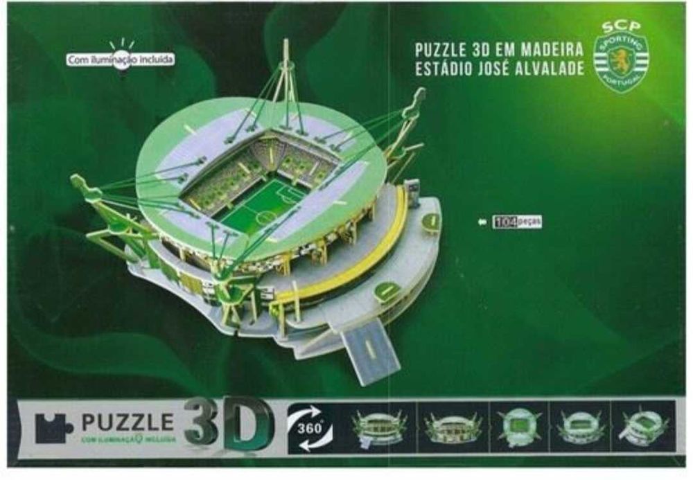 Estádio do Sporting - puzzle 3D em Madeira