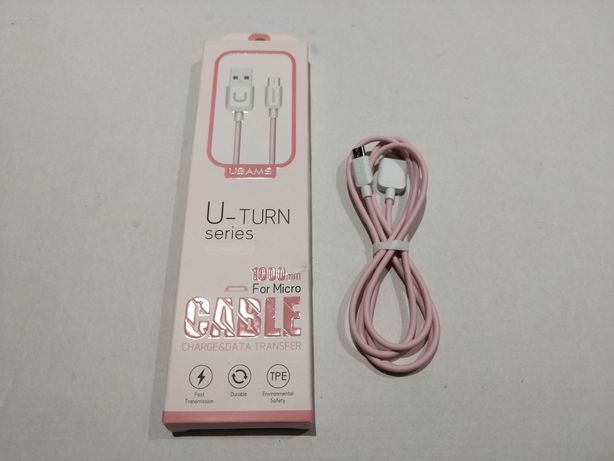 Usams U-Turn оригинальный яркий эластичный micro USB кабель (1 м)