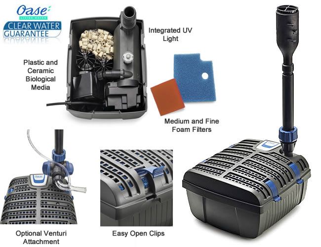 Oase filtral UVC Compacto para Lagos 1500L 3000L 6000L 9000L