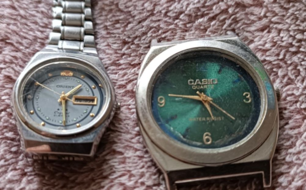 Супер-лот: японські годинники Orient-механіка, Casio та ін. несправні