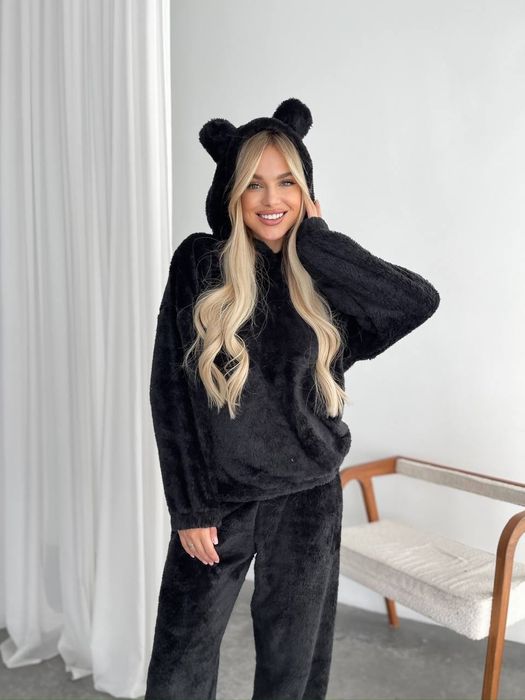 Жіноча тепла махрова піжама. 10 кольорів. р.42-52