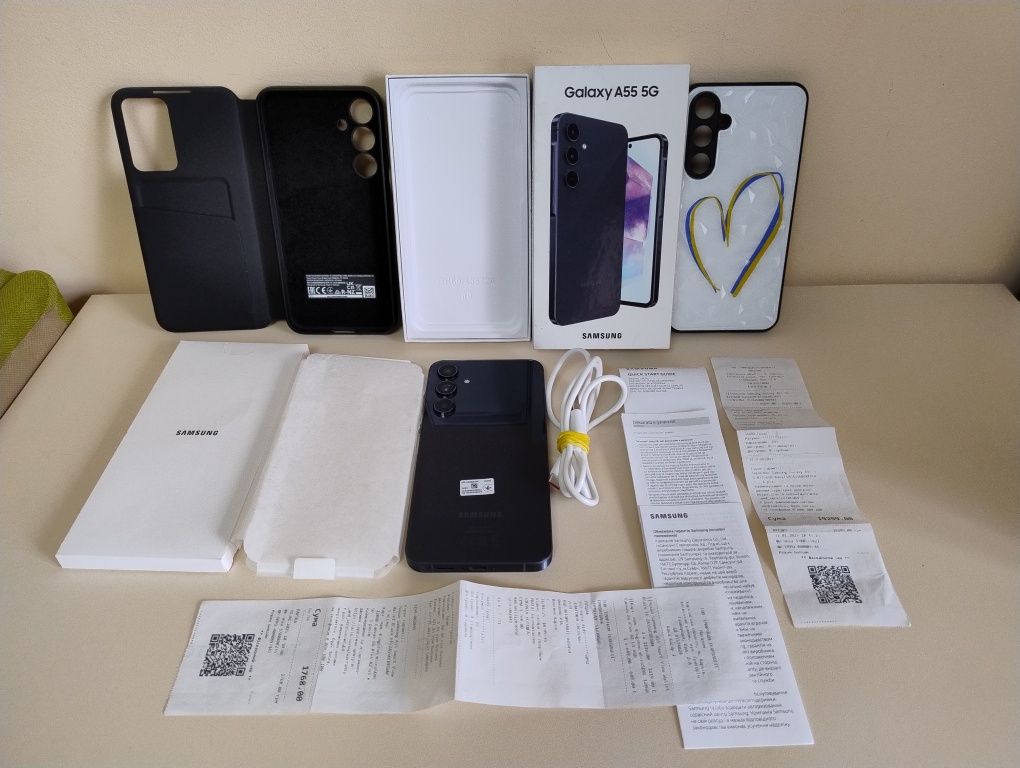 Samsung A 55 8/256 на гарантії! Новий стан!