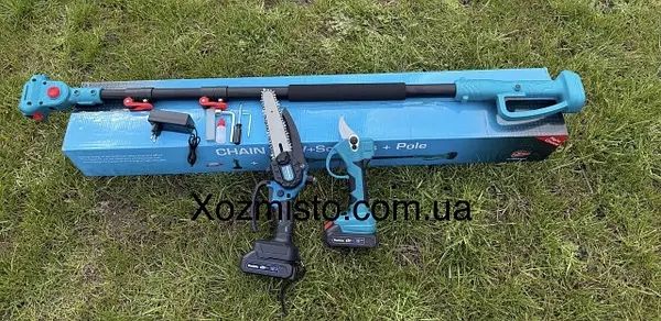 Набір 3в1 АКБ Makita 48 V (Пила DUC155HN + Секатор DUP270+штанга 2.6 м