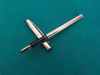 Caneta de tinta permanente Sheaffer Gold Electroplated, plaqué de ouro