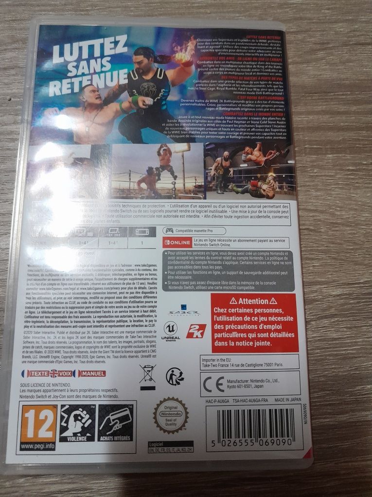 Wwe 2k battlegrounds nintendo switch