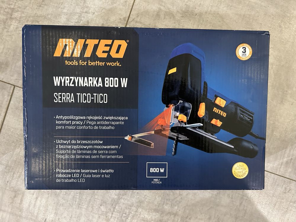 Nowa wyrzynarka z laserem niteo 800W gwarancja