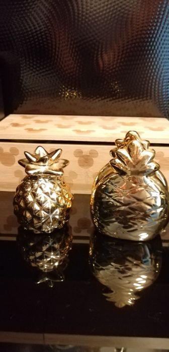 ZŁOTE pojemniki ceramiczne