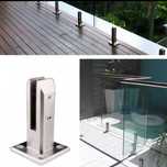 Suporte inox para varanda de vidro