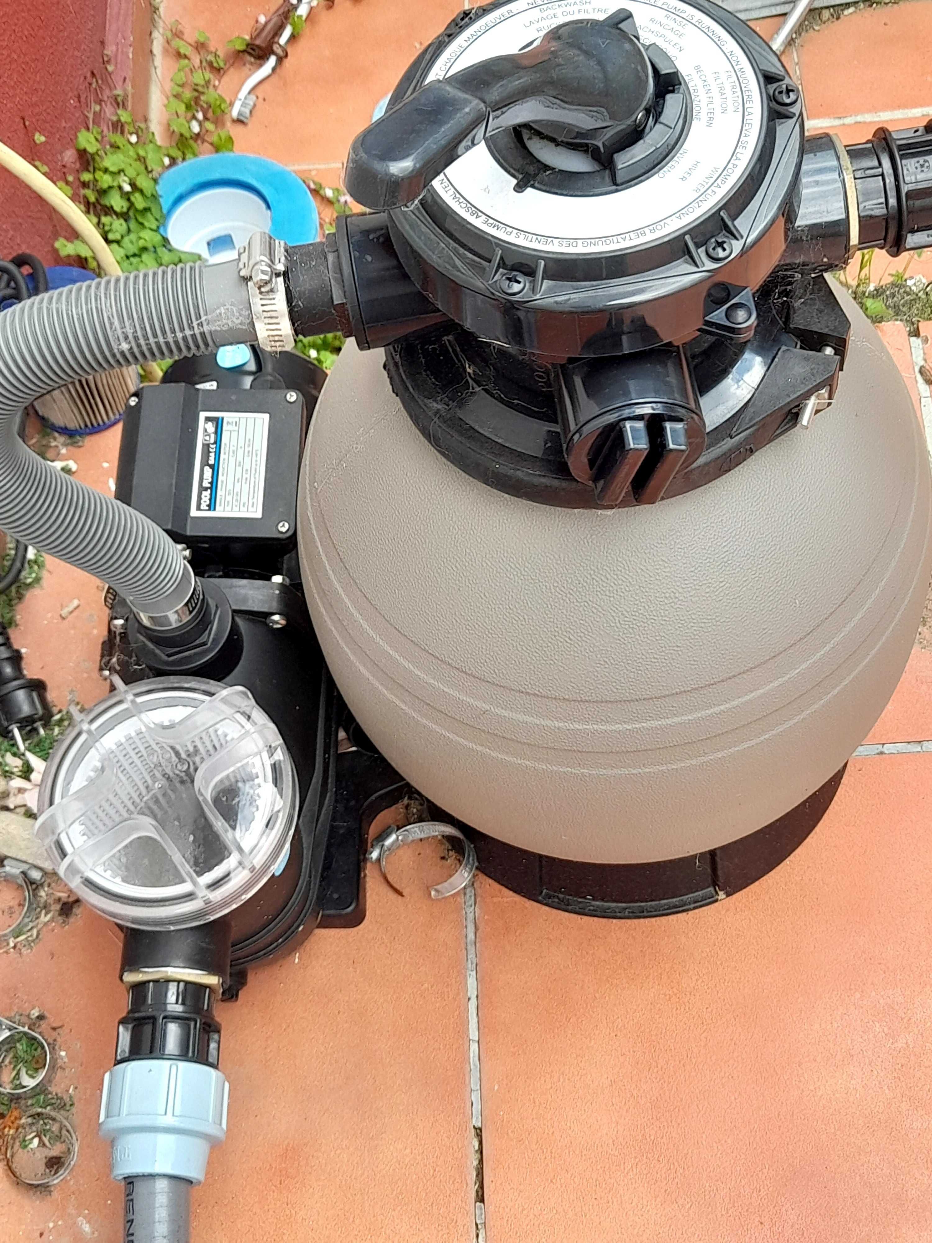 Filtro monobloco, fibras de vidro, 7000l com garantia da loja