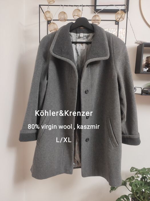 Płaszcz wełna i kaszmir