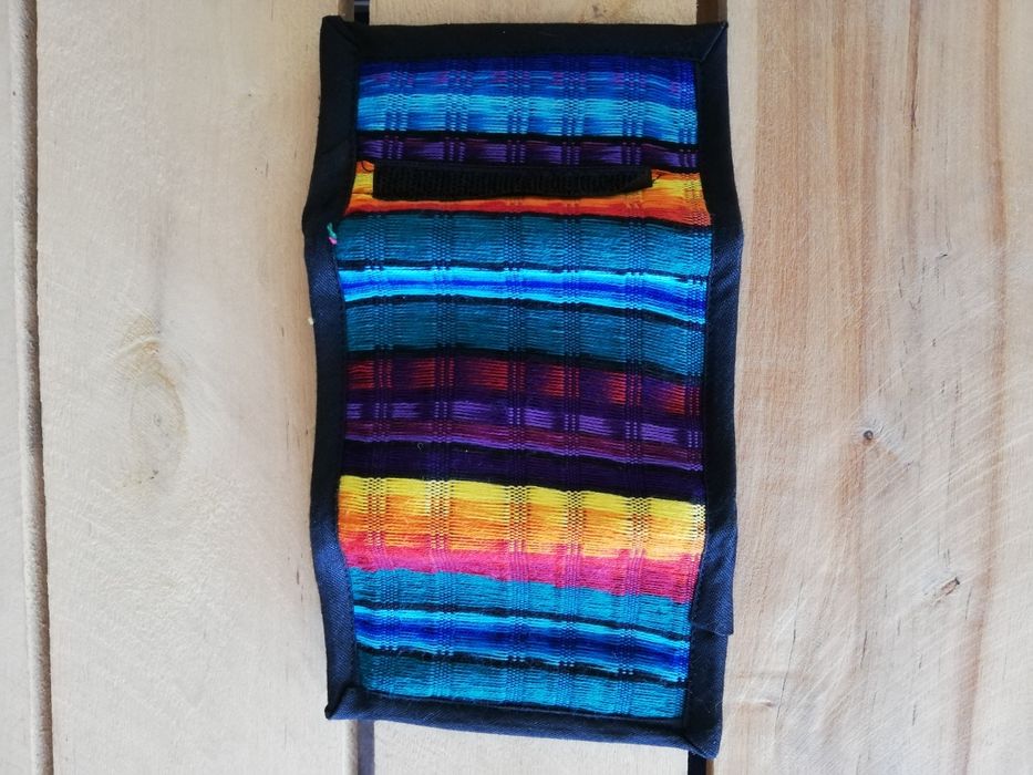 Porta moedas colorido de pano