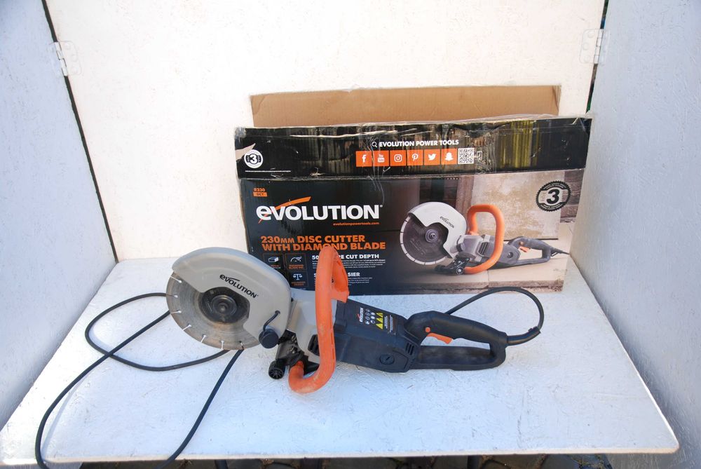 Elektryczna przecinarka tarczowa i pilarka do betonu