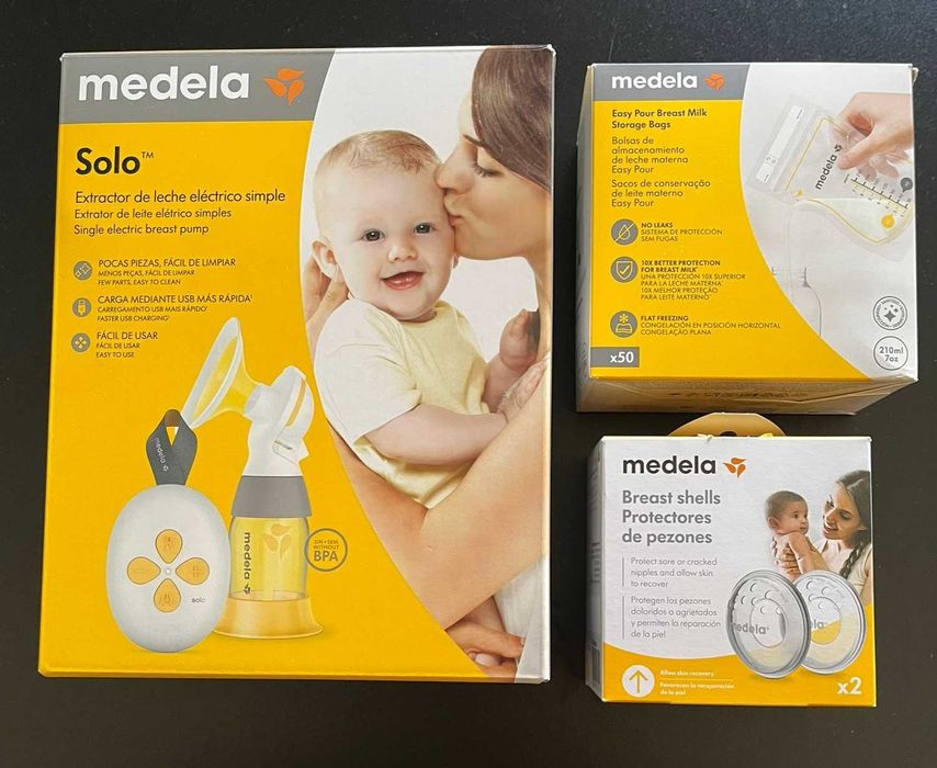 Extrator de Leite Elétrico Medela NOVO + acessórios