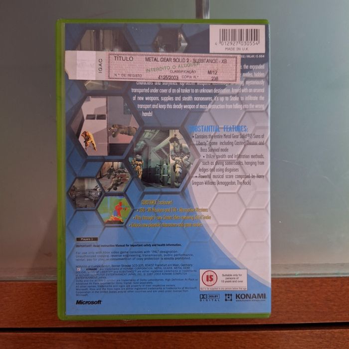 Metal Gear Solid 2 Substance