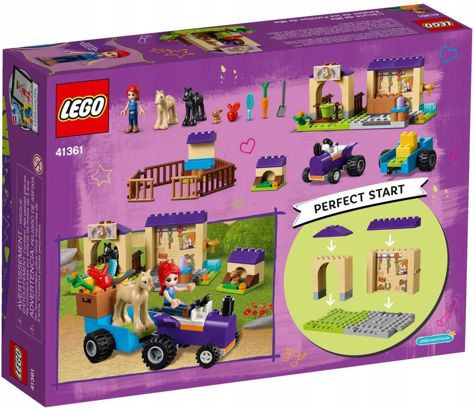 LEGO Friends 41361 Stajnia ze źrebakami Mii