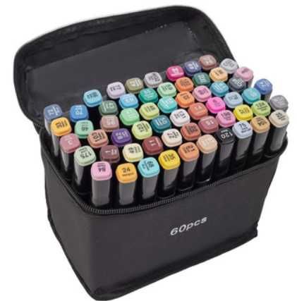 48 шт Маркери скетч набір двосторонніх Малювання скетч Набор рисование