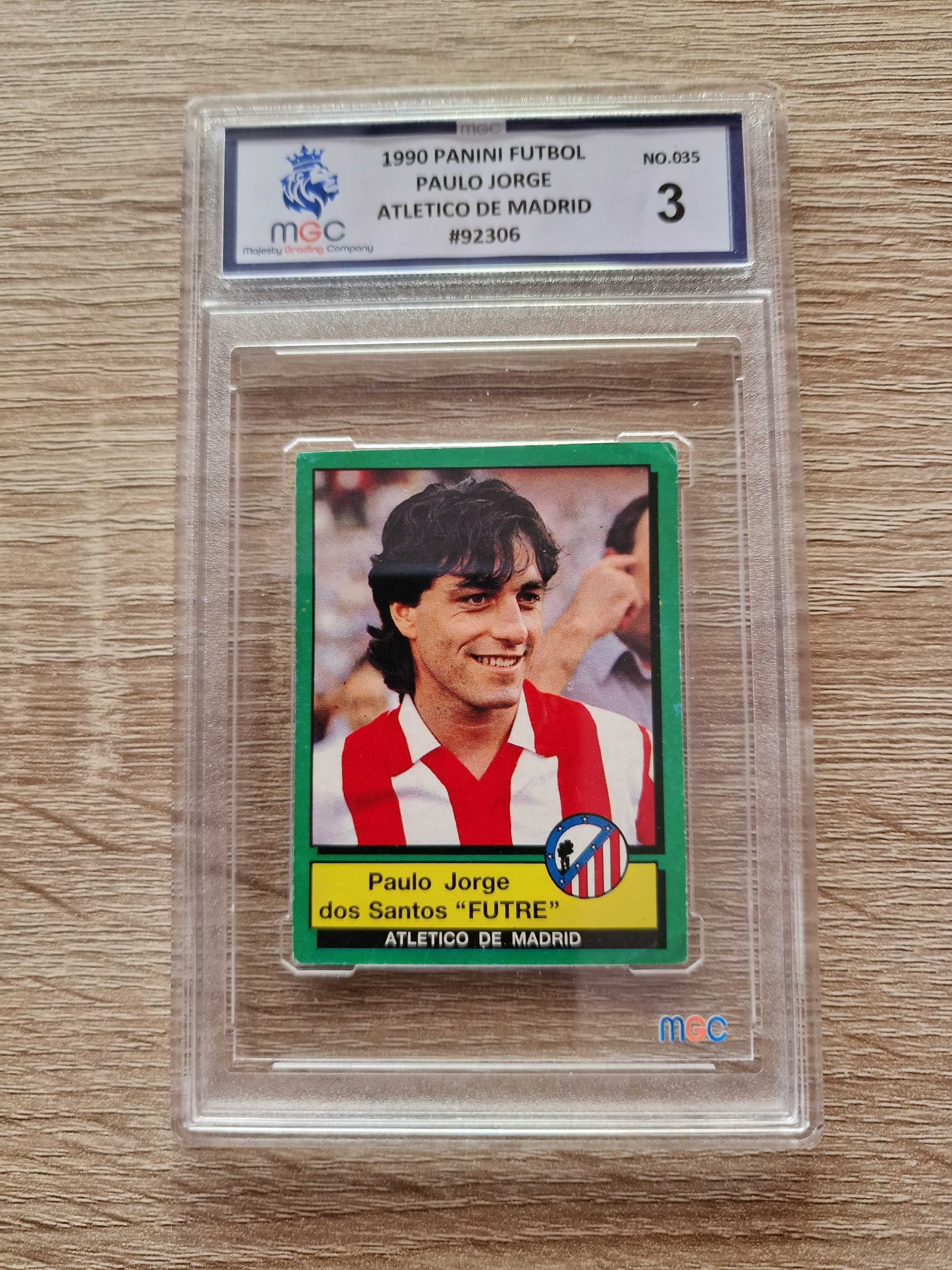 Futre - Panini Futbol 90 - Atlético de Madrid (raro)