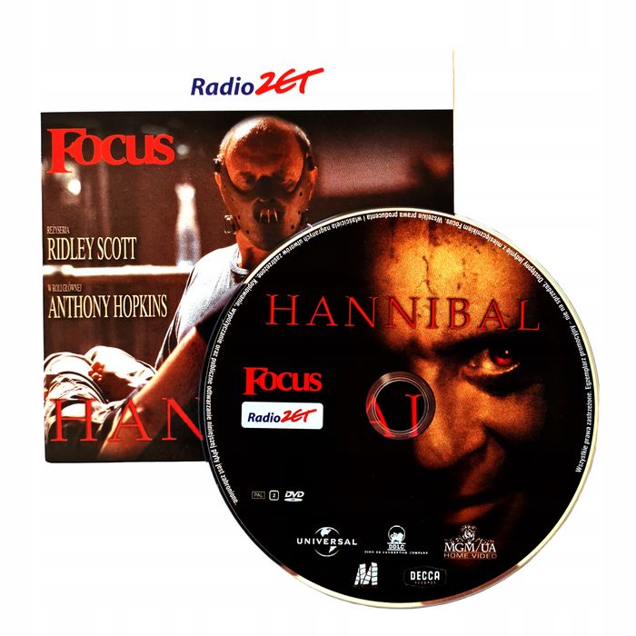 Hannibal Film DVD Polskie Napisy Anthony Hopkins.
