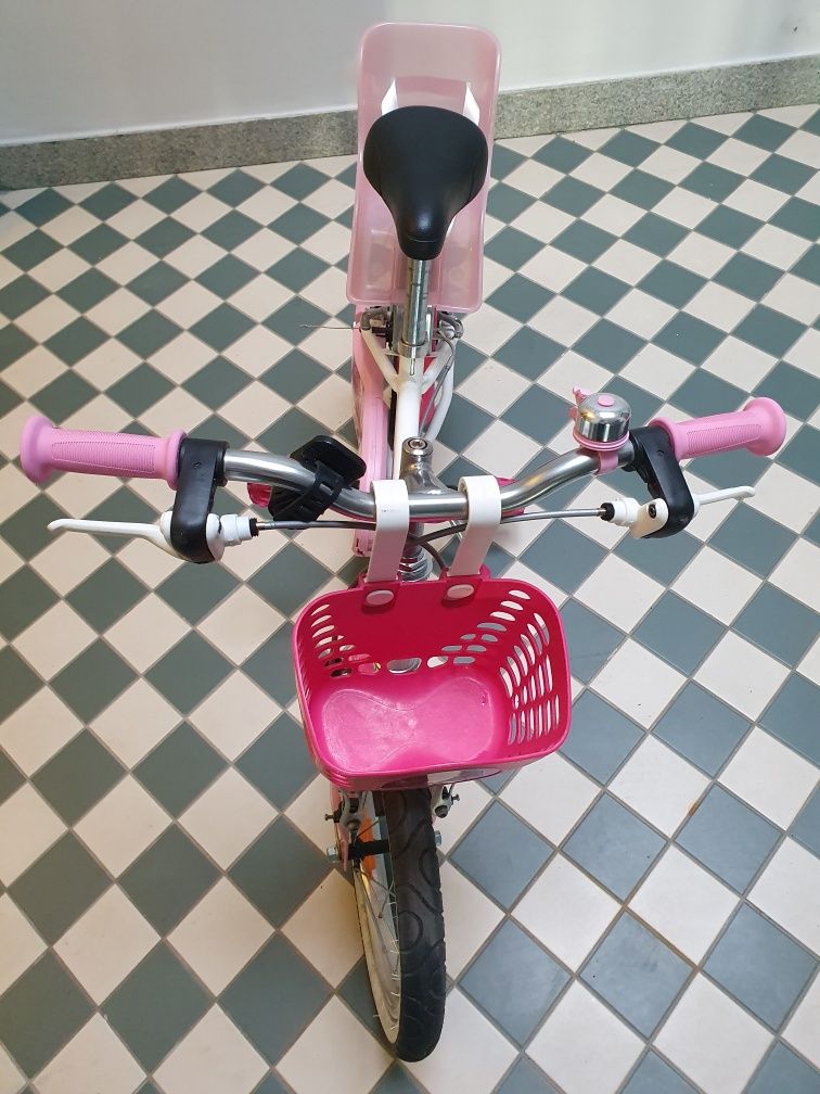 Rower dziewczęcy BTWIN Docto girl 500 różowy