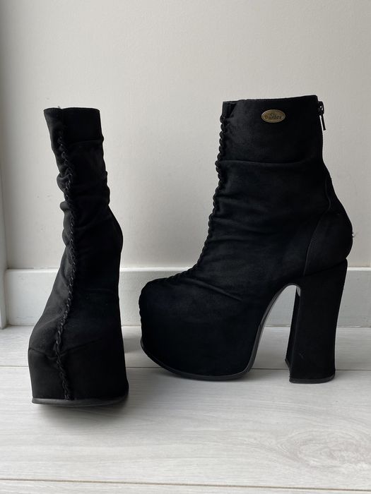 El Dantes platform boots y2k вінтаж naked wolf