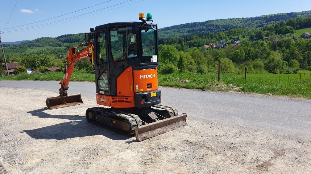 Minikoparka Hitachi ZX26U-6 CR Kubota Takeuchi Jcb Volvo Neuson Bobcat