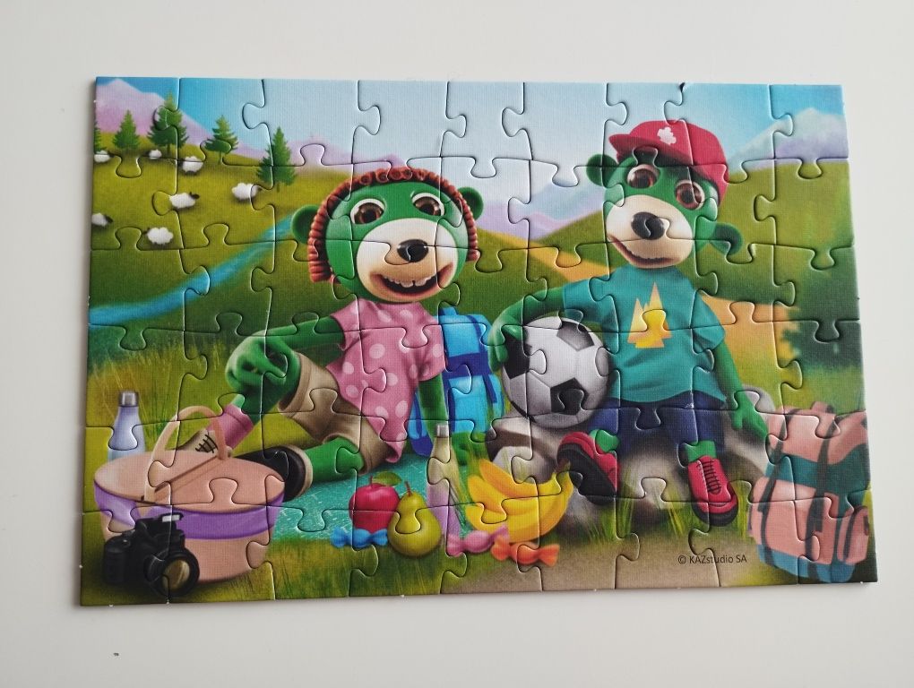 Puzzle rodzina treflików 54 minu puzzli