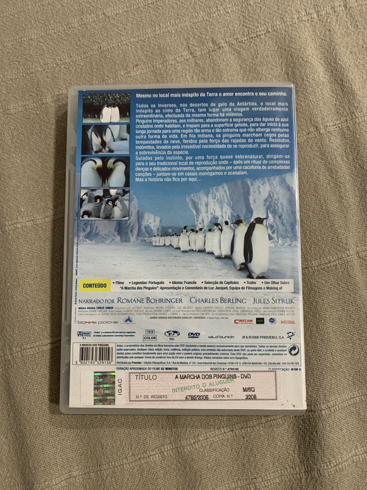 DVDs - Next, Promessas Perigosas, Marcha dos Pinguins, Paciente Inglês