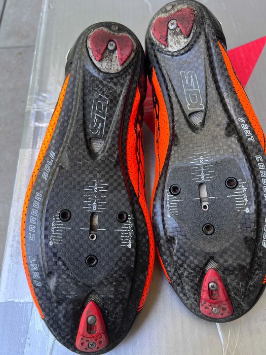 Buty szosowe SIDI Shot 42 (wkładka 26,5 cm) – fluo orange/black