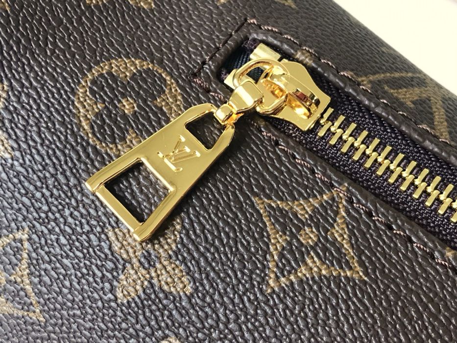 Бананка жіноча Louis Vuitton bumbag коричнева женская луі вітон шкіра