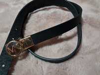 Michael Kors pasek twist belt dwustronny logowany monogram skórzany re